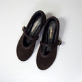 Suede ballet flats
